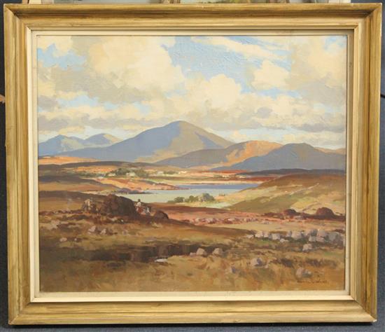 § Maurice Canning Wilks (1911–1984) Glen Lough, County Donegal, 20 x 24in.